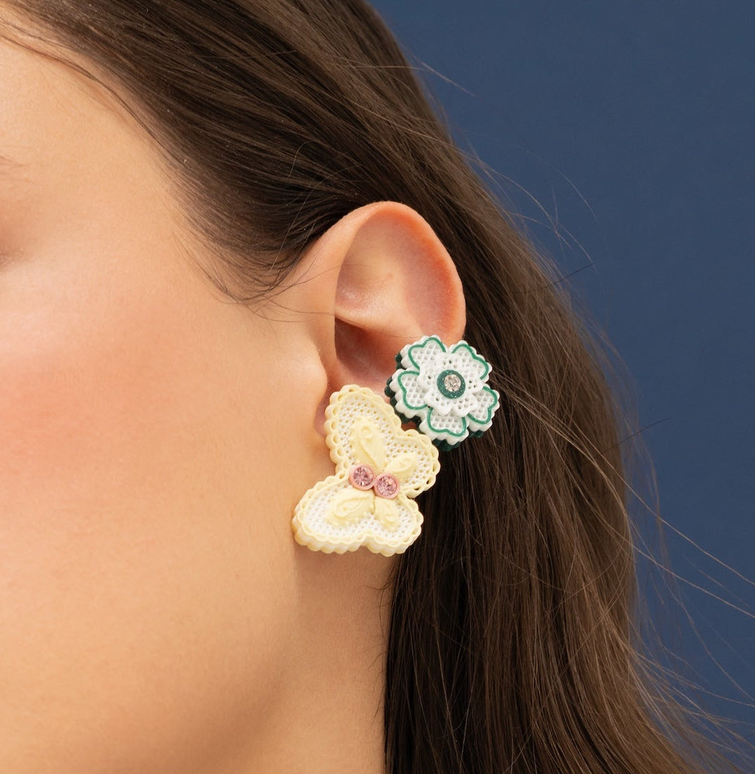 EARCUFF LACE FLOR