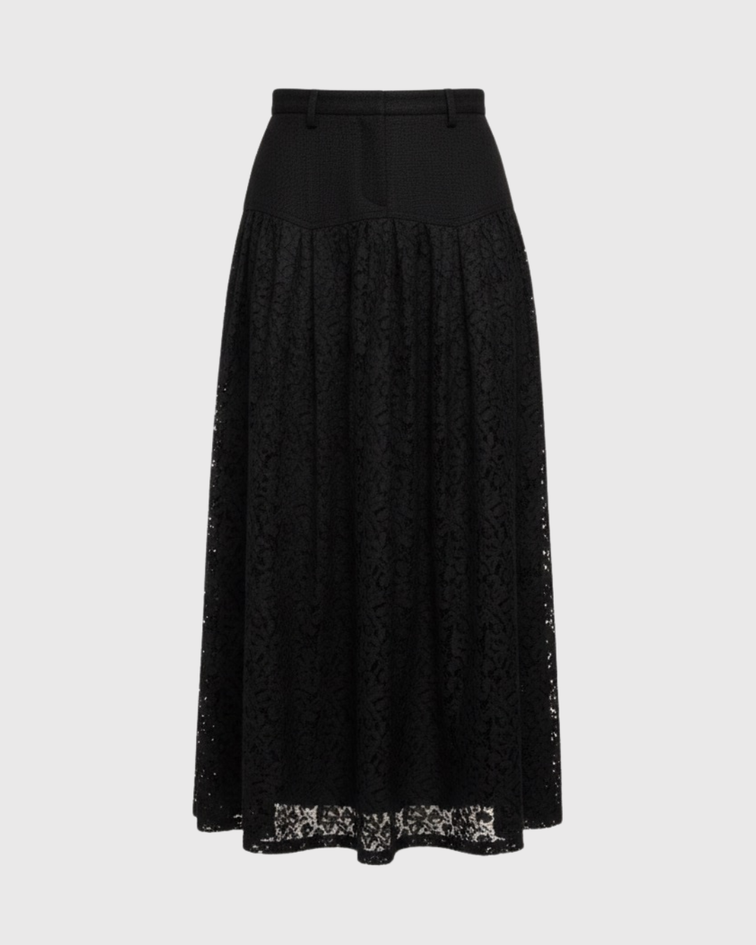 MIDNIGHT LACE SKIRT