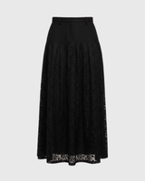 MIDNIGHT LACE SKIRT