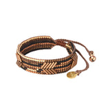 Brazalete Chevron Pequeño Café