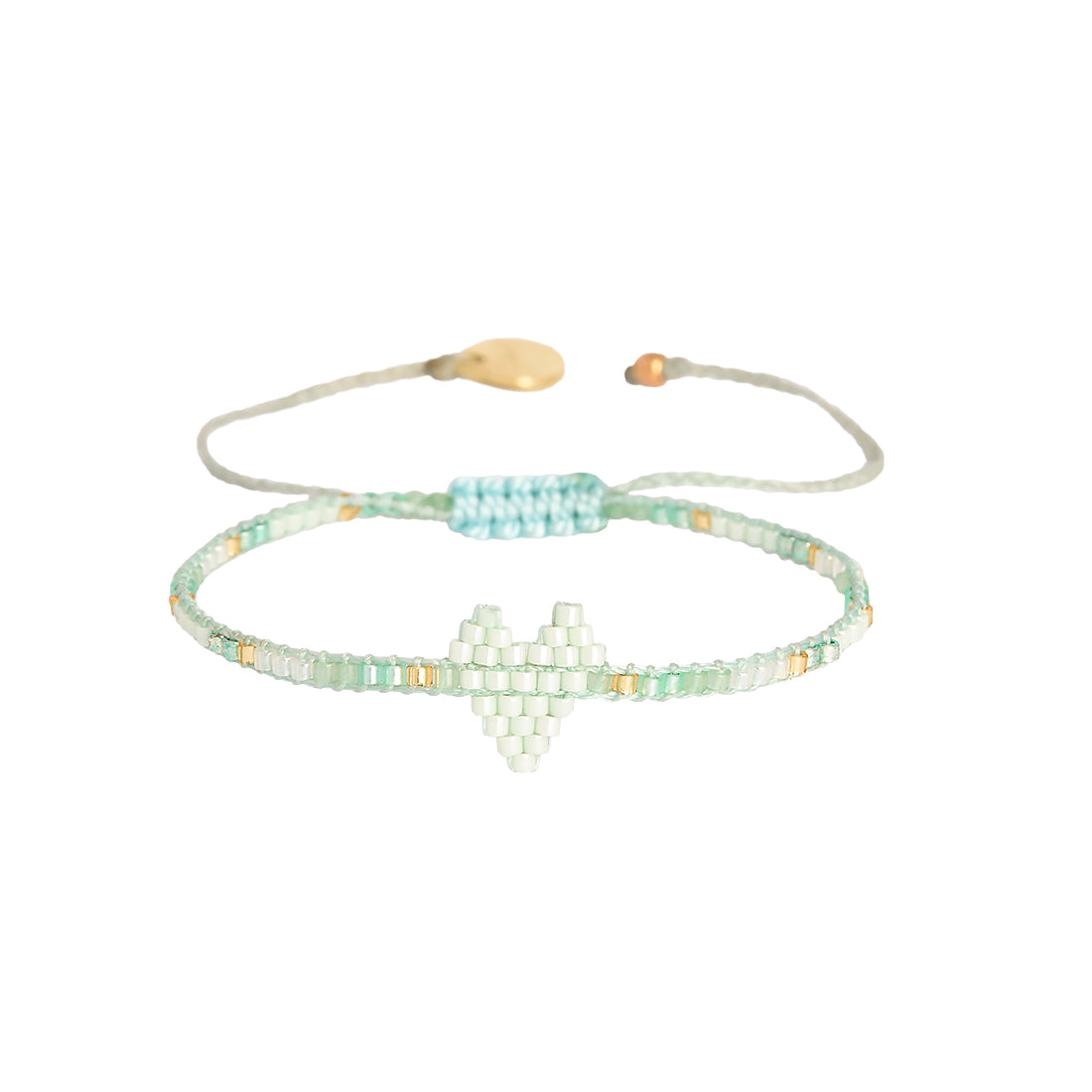 Brazalete Heartsy Row Menta