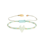 Brazalete Heartsy Row Menta