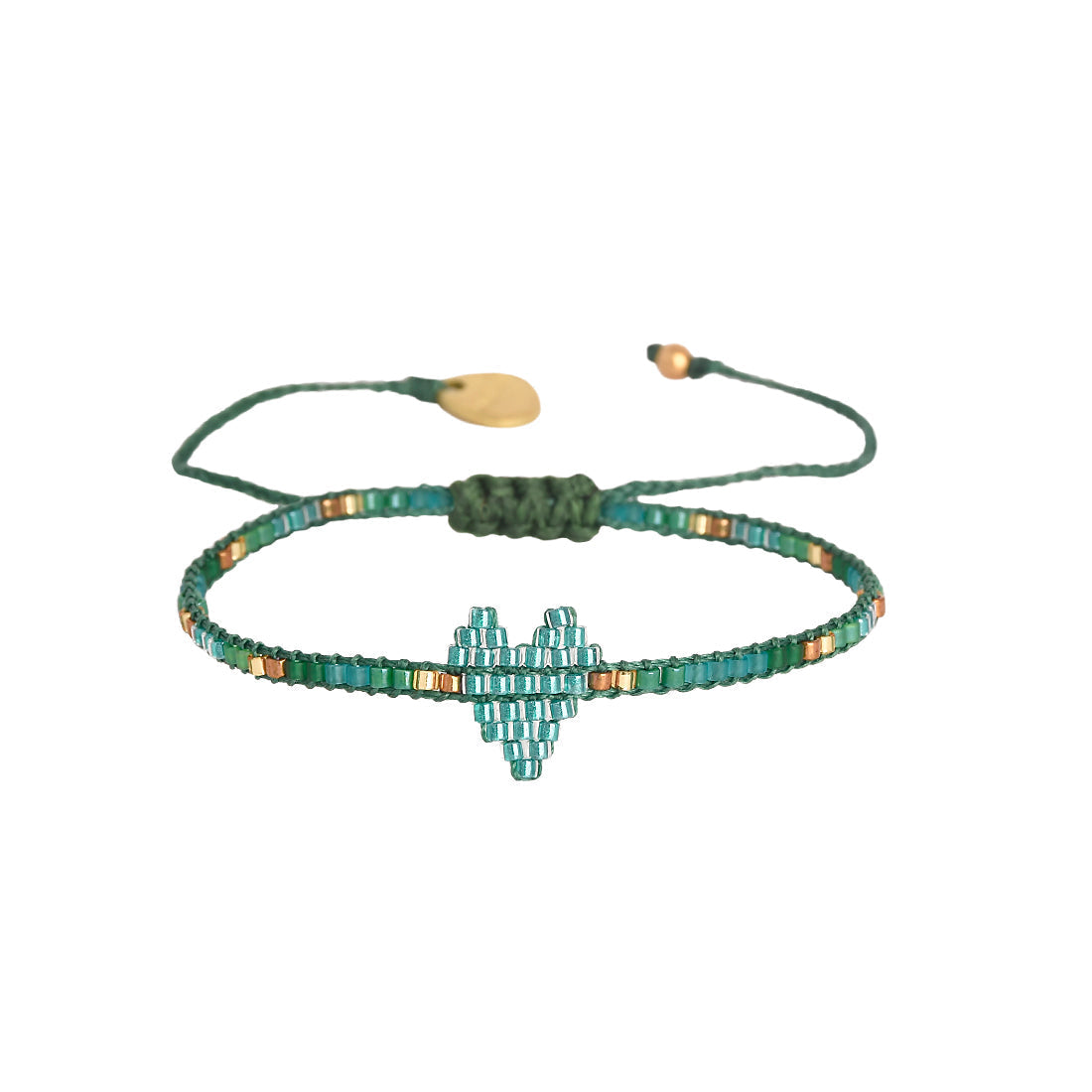 Brazalete Heartsy Row Verde
