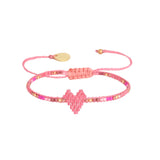 Brazalete Heartsy Row Rosado
