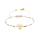 Brazalete Heartsy Row Blanco