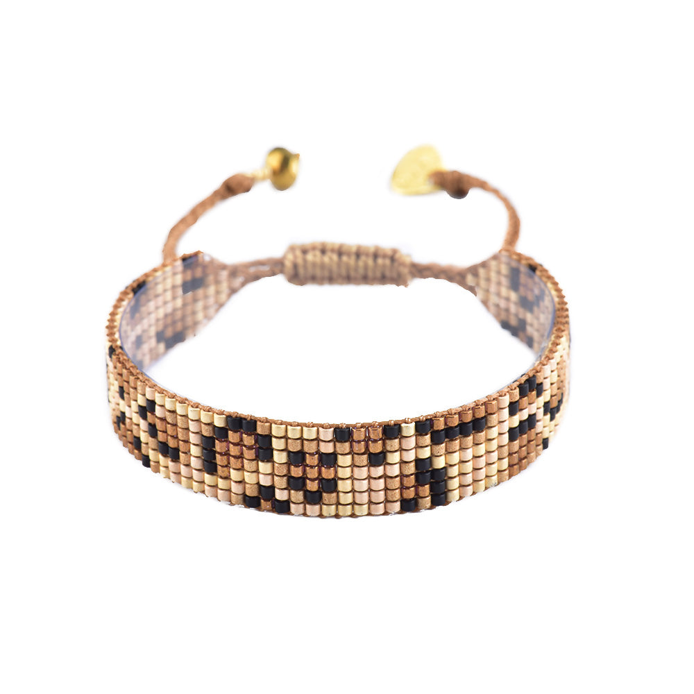Brazalete Panthera pequeño Café/Negro