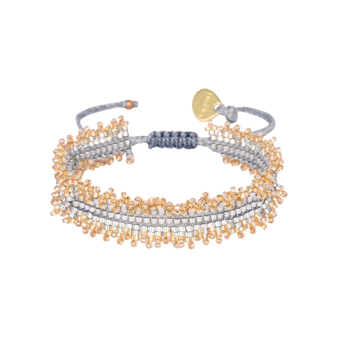 Brazalete Boleros dorado/plateado