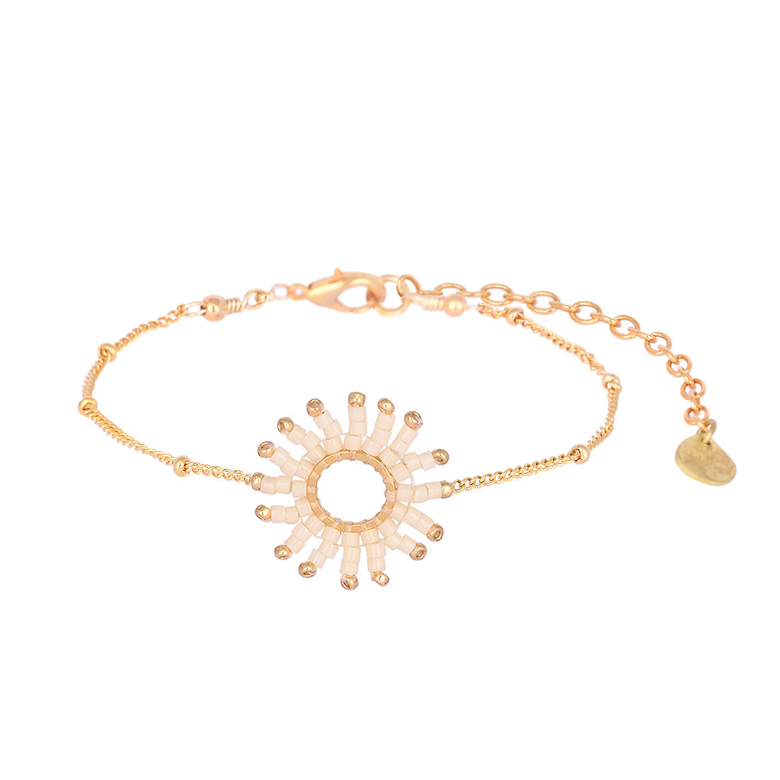 Brazalete Fringe Sun Blanco
