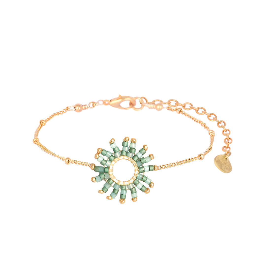 Brazalete Fringe Sun Verde