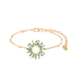 Brazalete Fringe Sun Verde