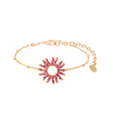 Brazalete Fringe Sun Coral