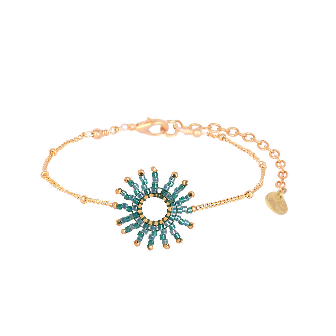 Brazalete Fringe Sun Verde