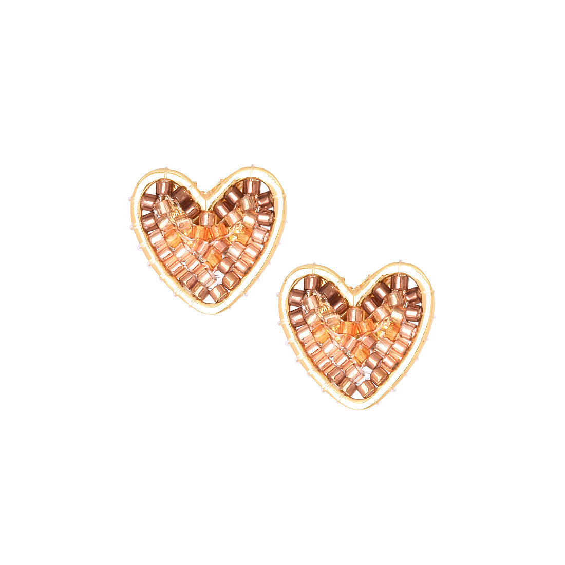Aretes Cuoro Amber/Dorados
