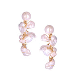 Aretes Pearl Cascade Dorados