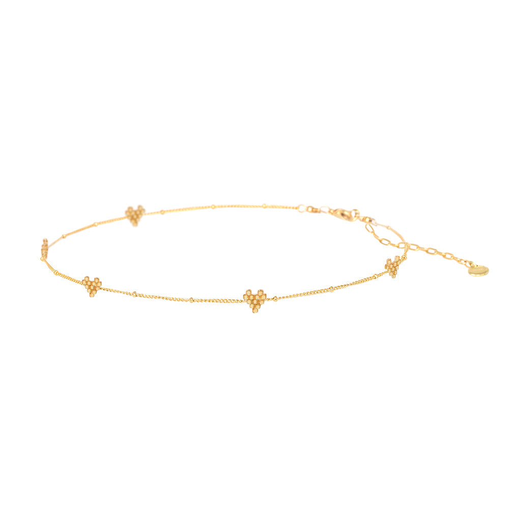 Choker Mini Heartsy Dorado