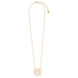Collar Fringe Sun pequeño Blanco
