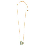 Collar Fringe Sun Verde Corto