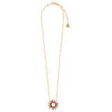Collar Fringe Sun pequeño Cobre/Ambar