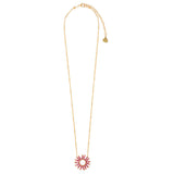 Collar Fringe Sun pequeño Coral
