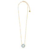 Collar Fringe Sun pequeño Azul