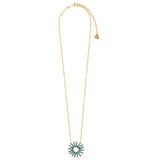Collar Fringe Sun pequeño Verde