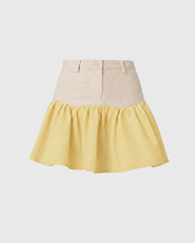 SAND STRIPE MINI SKIRT (SUNNY)