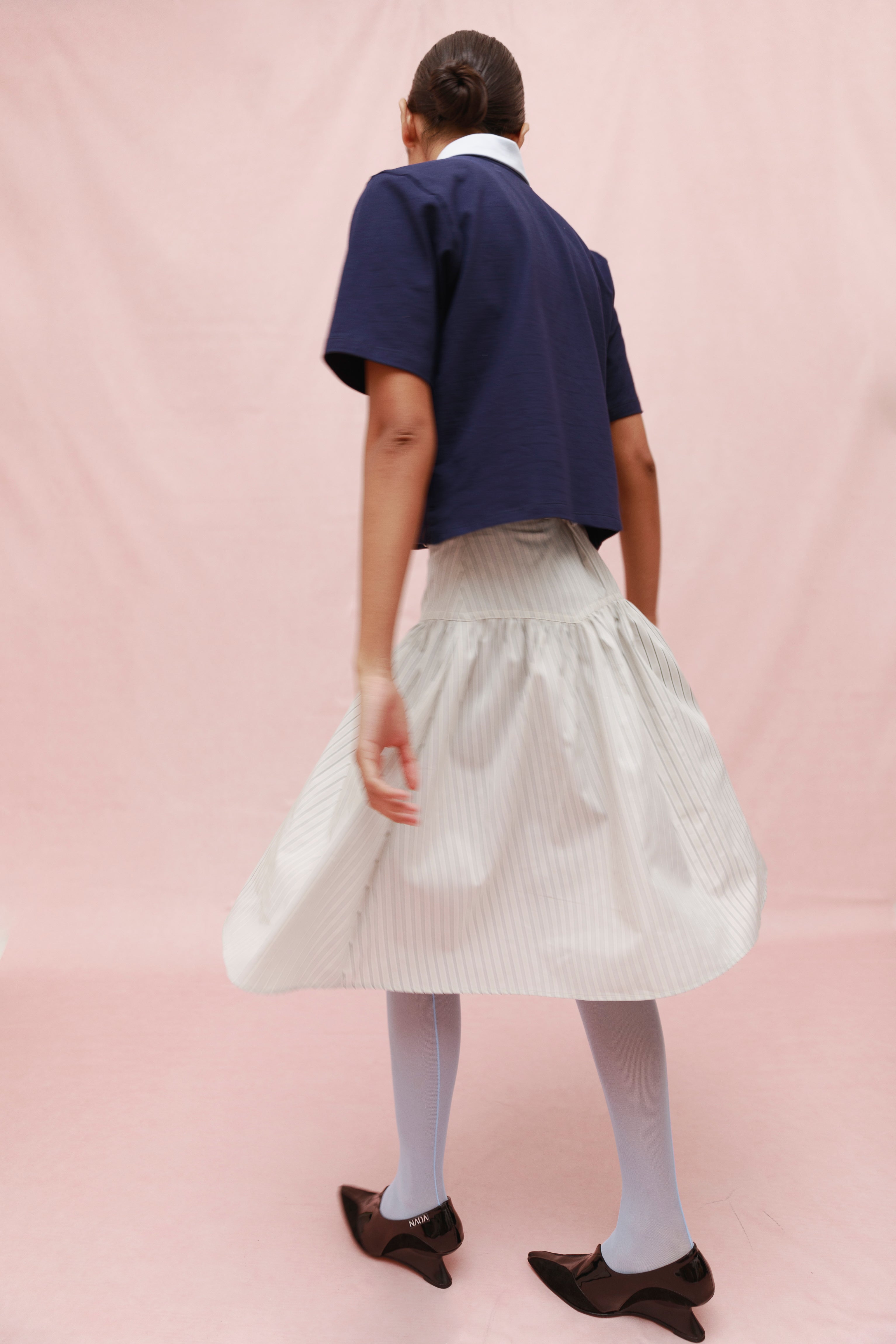LATTE MIDI SKIRT