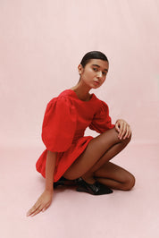 SONSOL DRESS (CHERRY)