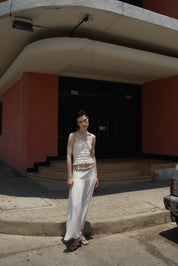 SOLÉ MAXI SKIRT (IVORY)