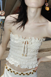 GARDEN CHARM TOP (IVORY)