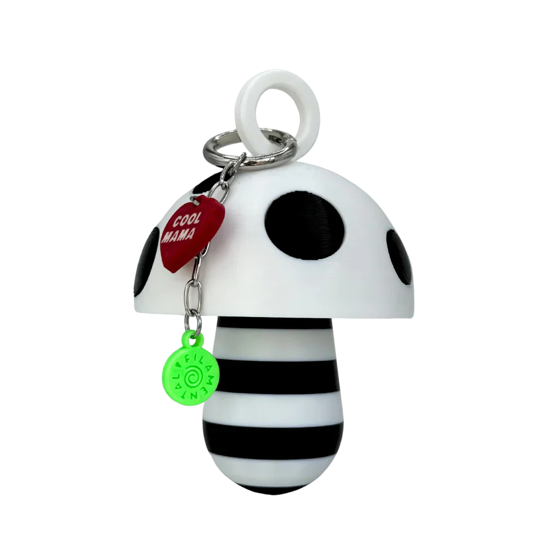 LIPSTICK CASE HONGO RAYAS NEGRO/BLANCO