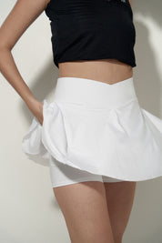 Crossed Court Skirt