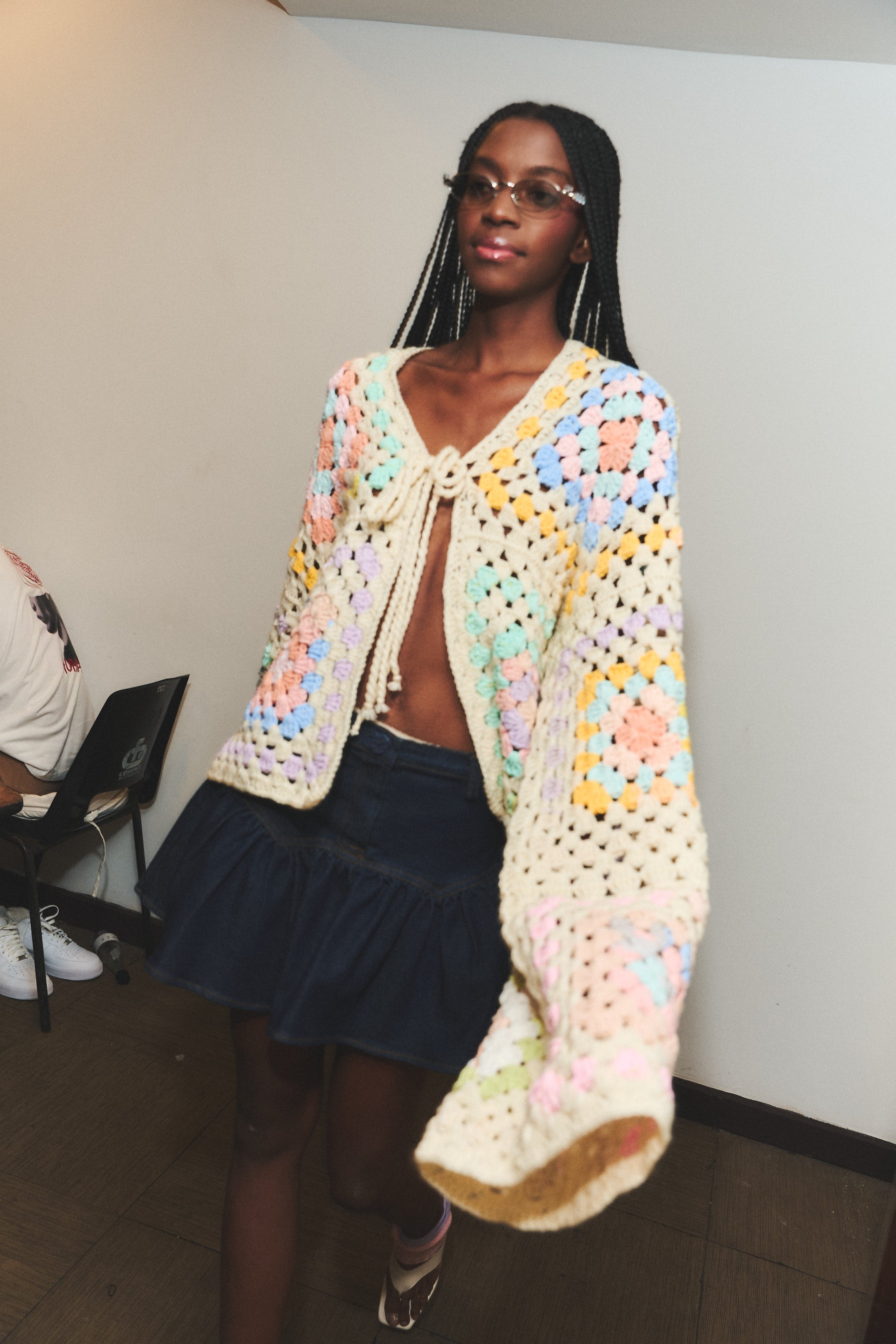 PATCH CARDIGAN