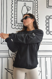 Oversized Crewneck Black