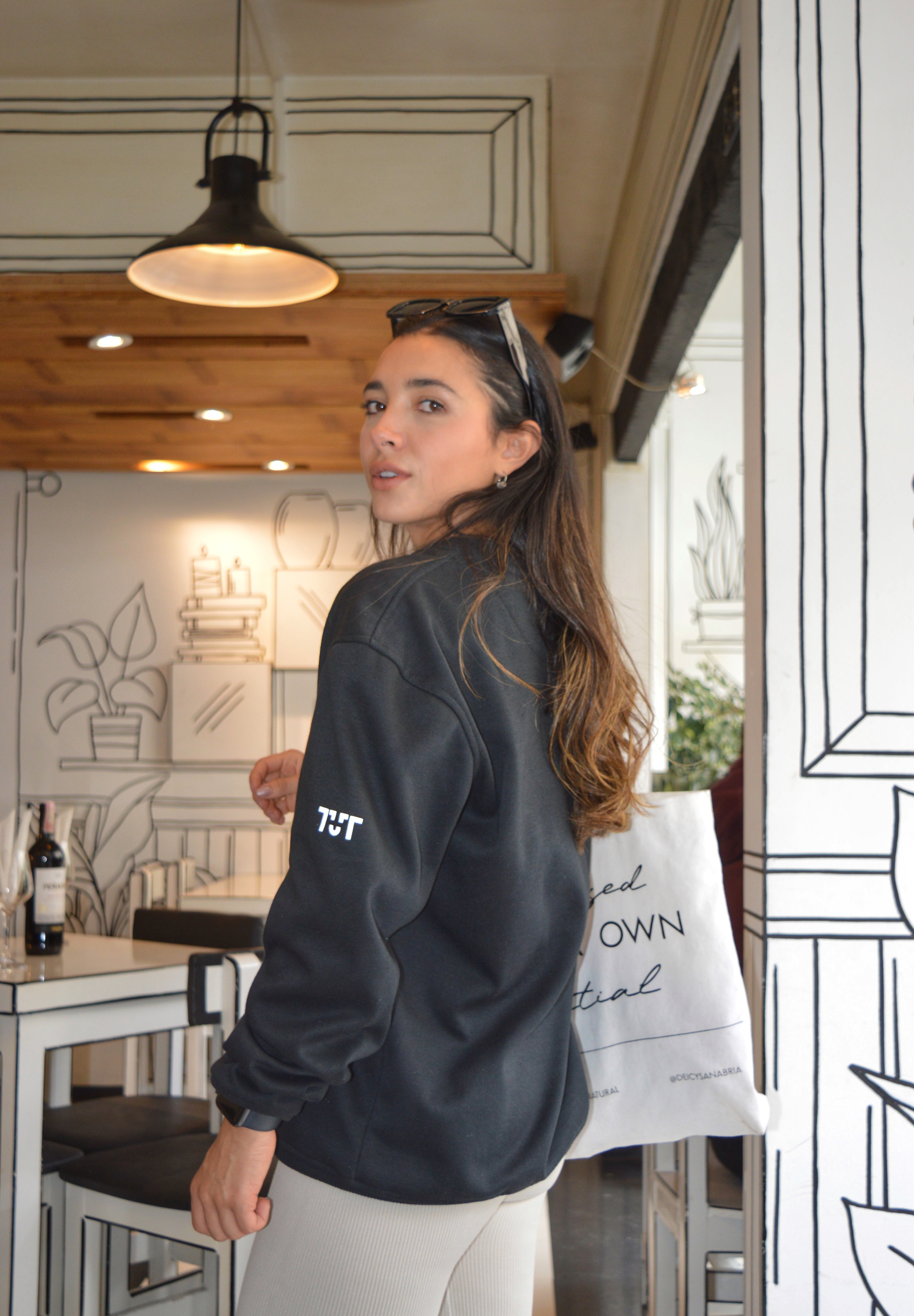 Oversized Crewneck Black