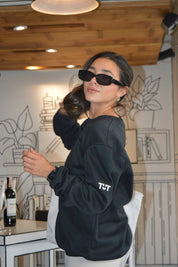 Oversized Crewneck Black