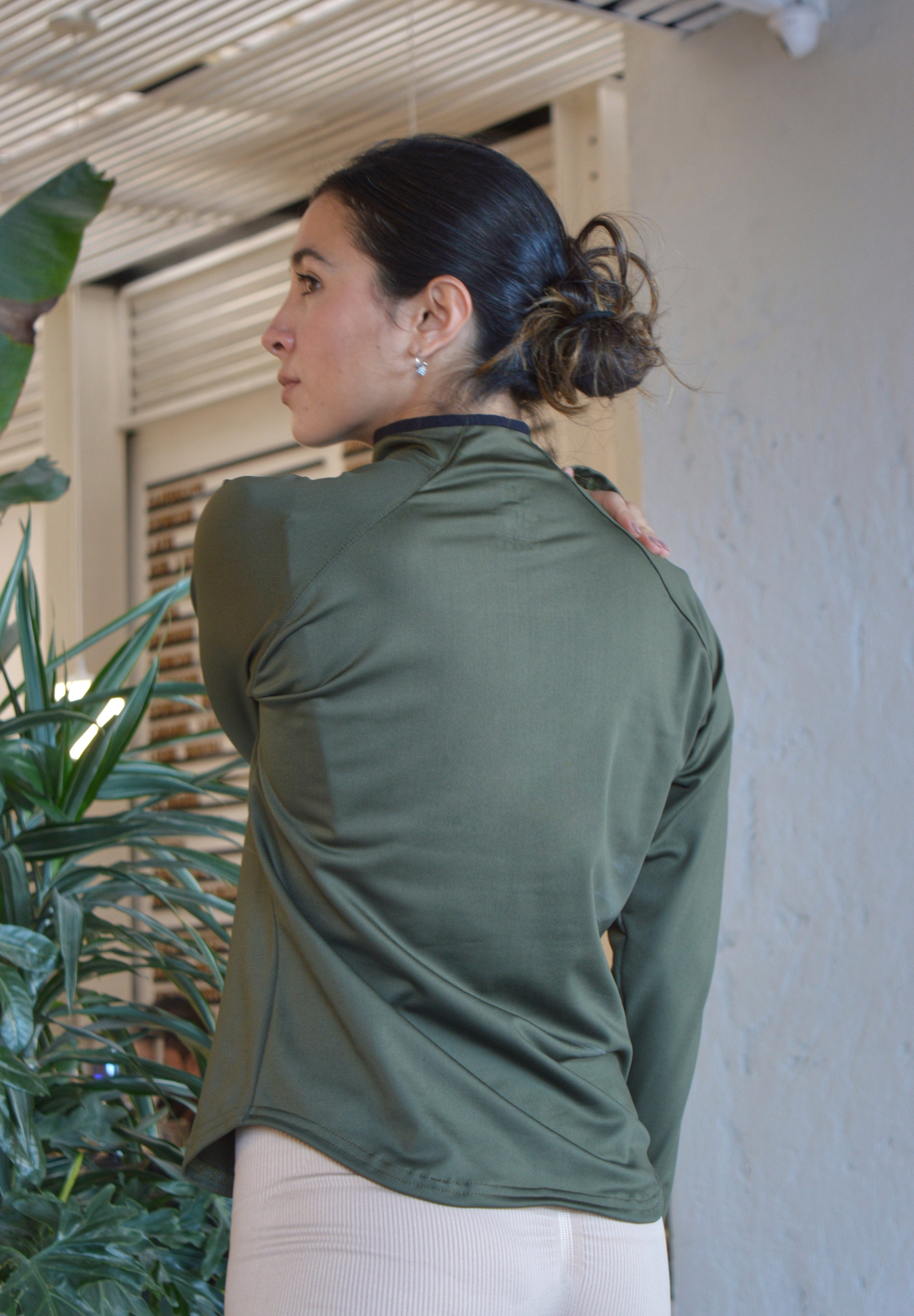 Elegance Dry-fit Jacket Green