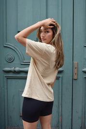 Oversized T-shirt Nude