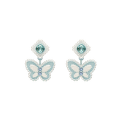 ARETES LACE MARIPOSA DOBLE