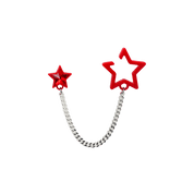 EARCUFF DE ESTRELLA CON CADENA