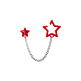 EARCUFF DE ESTRELLA CON CADENA