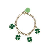 BRAZALETE CON DIJES DE TRÉBOL