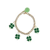 BRAZALETE CON DIJES DE TRÉBOL