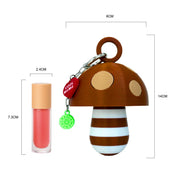 LIPSTICK CASE HONGO CAFÉ/BLANCO