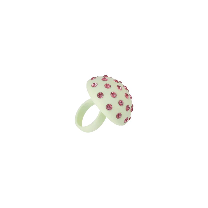 ANILLO DE PERLAS CON CRISTALES