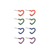 ARETES DE CORAZÓN BABY SET X4