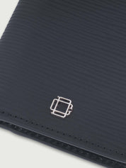CARTERA VERTICAL DE CUERO NEGRO UNISEX
