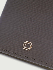 CARTERA VERTICAL DE CUERO OLIVO UNISEX