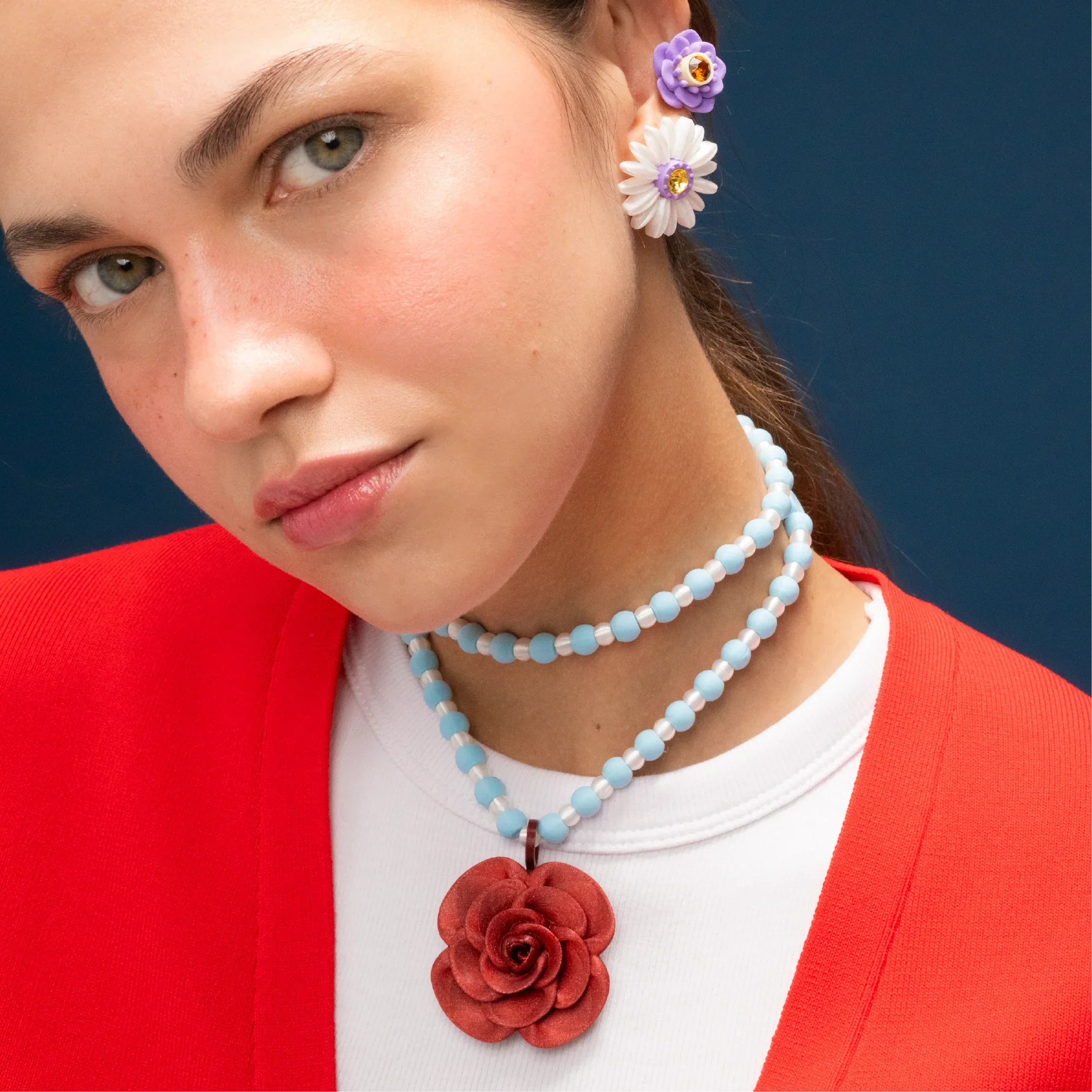 COLLAR PENDULO ROSA