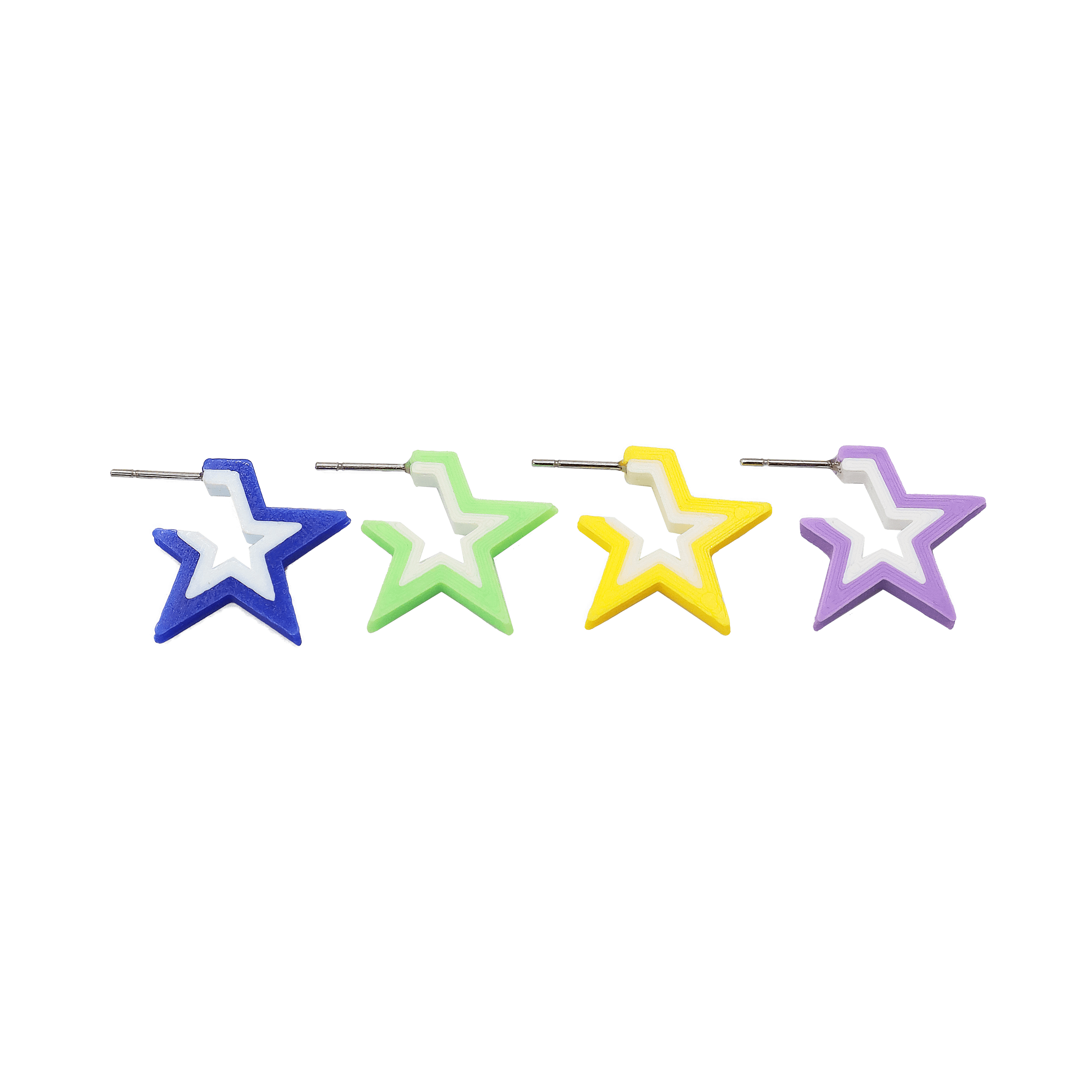 ARETES DE ESTRELLA BABY SET X4